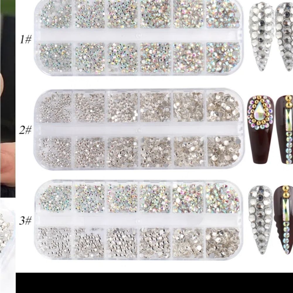 Nail Art Rhinestones 1 - Picture 3 of 4